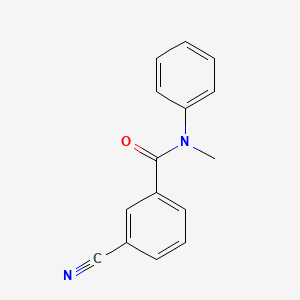 molecular formula C15H12N2O B7458139 3-cyano-N-methyl-N-phenylbenzamide 
