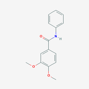 molecular formula C15H15NO3 B074582 3,4-二甲氧基-N-苯基苯甲酰胺 CAS No. 1522-67-4