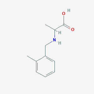molecular formula C11H15NO2 B7458258 N-(2-methylbenzyl)alanine 