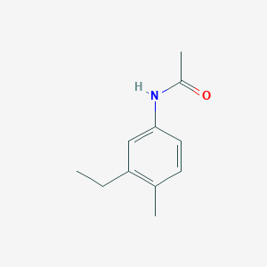 molecular formula C11H15NO B7458268 N-(3-ethyl-4-methylphenyl)acetamide 