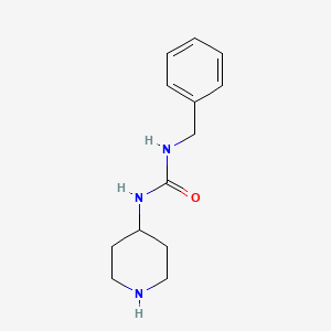 molecular formula C13H19N3O B7458280 1-Benzyl-3-piperidin-4-ylurea 