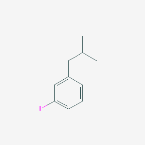 molecular formula C10H13I B7458291 1-Iodo-3-(2-methylpropyl)benzene 
