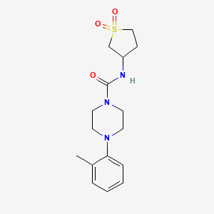 N-(1,1-dioxothiolan-3-yl)-4-(2-methylphenyl)piperazine-1-carboxamide