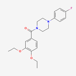 molecular formula C21H25FN2O3 B7458375 C21H25FN2O3 