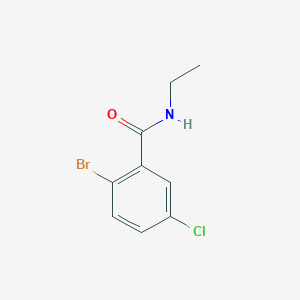 molecular formula C9H9BrClNO B7458406 2-Bromo-5-chloro-n-ethylbenzamide 