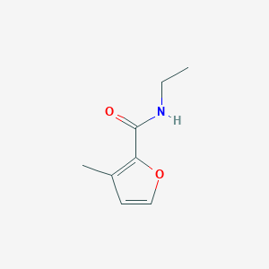 molecular formula C8H11NO2 B7458425 N-ethyl-3-methylfuran-2-carboxamide 