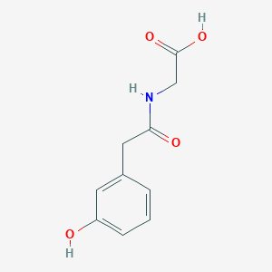 molecular formula C10H11NO4 B7458469 N-(3-Hydroxyphenylacetyl)glycine 