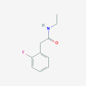 molecular formula C10H12FNO B7458511 N-ethyl-2-(2-fluorophenyl)acetamide 