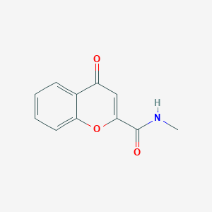 molecular formula C11H9NO3 B7458543 N-methyl-4-oxo-4h-chromene-2-carboxamide 