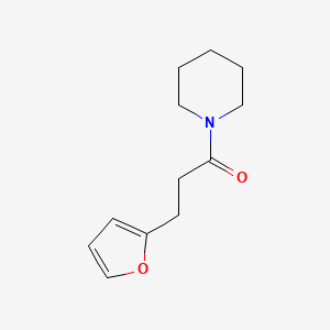 molecular formula C12H17NO2 B7458617 3-(Furan-2-yl)-1-piperidin-1-ylpropan-1-one 