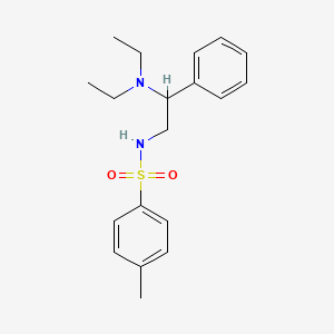 molecular formula C19H26N2O2S B7458646 N-[2-(diethylamino)-2-phenylethyl]-4-methylbenzenesulfonamide 