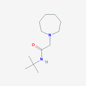 molecular formula C12H24N2O B7458658 2-(azepan-1-yl)-N-tert-butylacetamide 