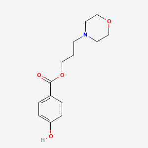 molecular formula C14H19NO4 B7458740 3-(Morpholin-4-yl)propyl 4-hydroxybenzoate 