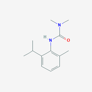 molecular formula C13H20N2O B7458812 1,1-Dimethyl-3-(2-methyl-6-propan-2-ylphenyl)urea 