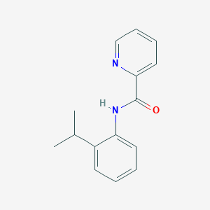 molecular formula C15H16N2O B7458925 N-(2-propan-2-ylphenyl)pyridine-2-carboxamide 