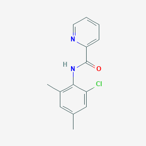 molecular formula C14H13ClN2O B7458949 N-(2-chloro-4,6-dimethylphenyl)pyridine-2-carboxamide 