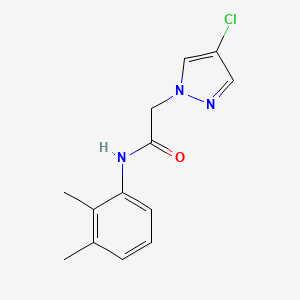 molecular formula C13H14ClN3O B7459152 2-(4-chloropyrazol-1-yl)-N-(2,3-dimethylphenyl)acetamide 