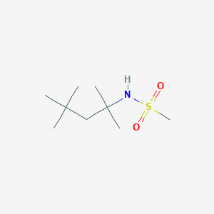 molecular formula C9H21NO2S B7459560 N-(1,1,3,3-tetramethyl-butyl)-methanesulfonamide 