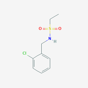 N-[(2-chlorophenyl)methyl]ethanesulfonamide