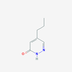molecular formula C7H10N2O B7459859 5-Propyl-2,3-dihydropyridazin-3-one 