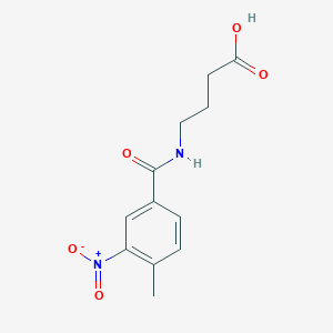 4-[(4-Methyl-3-nitrobenzoyl)amino]butanoic acid