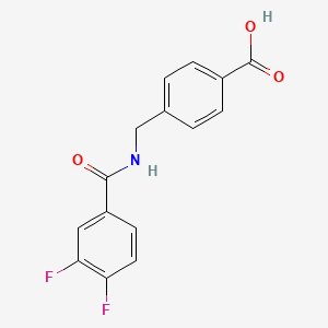 4-[[(3,4-Difluorobenzoyl)amino]methyl]benzoic acid
