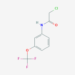 2-Chloro-N-[3-(trifluoromethoxy)phenyl]acetamide
