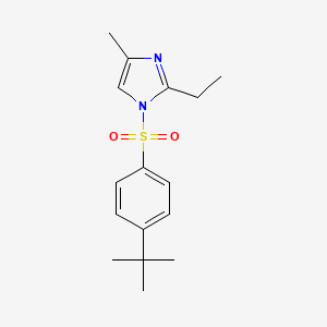 1-(4-Tert-butylphenyl)sulfonyl-2-ethyl-4-methylimidazole