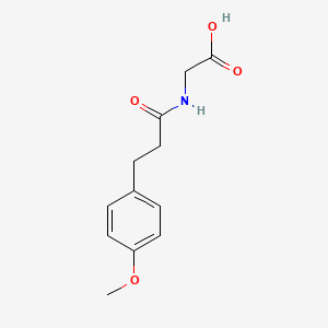 [3-(4-Methoxy-phenyl)-propionylamino]-acetic acid
