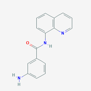 3-amino-N-quinolin-8-ylbenzamide
