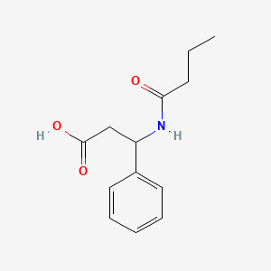 3-(Butanoylamino)-3-phenylpropanoic acid