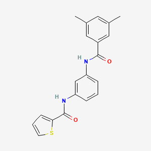 N-[3-[(3,5-dimethylbenzoyl)amino]phenyl]thiophene-2-carboxamide