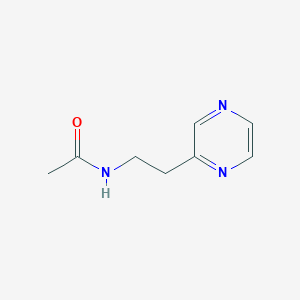 molecular formula C8H11N3O B7460034 2-(2-Acetamidoethyl)pyrazine 