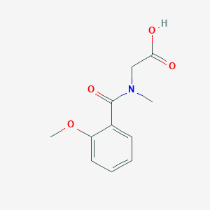 2-[(2-Methoxybenzoyl)-methylamino]acetic acid