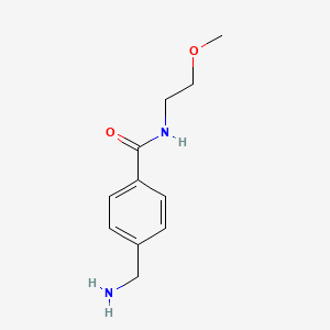 4-(aminomethyl)-N-(2-methoxyethyl)benzamide