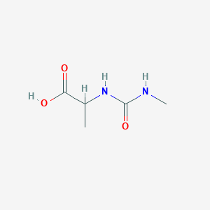 molecular formula C5H10N2O3 B7460135 (Methylcarbamoyl)alanine 