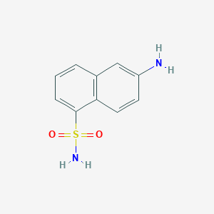 molecular formula C10H10N2O2S B074602 6-氨基-1-萘磺酰胺 CAS No. 1206-43-5