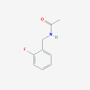 Acetamide, N-[(2-fluorophenyl)methyl]-