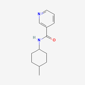 molecular formula C13H18N2O B7460627 N-(4-methylcyclohexyl)pyridine-3-carboxamide 