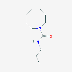 molecular formula C11H22N2O B7460799 N-propylazocane-1-carboxamide 
