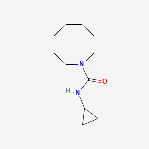 molecular formula C11H20N2O B7460805 N-cyclopropylazocane-1-carboxamide 