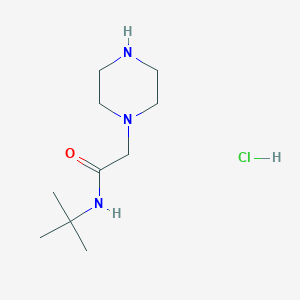 molecular formula C10H22ClN3O B7460831 C10H22ClN3O 