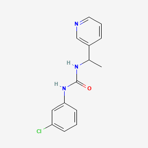 1-(3-Chlorophenyl)-3-(1-pyridin-3-ylethyl)urea