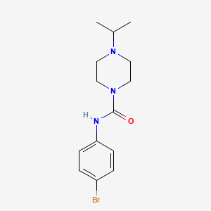 molecular formula C14H20BrN3O B7460909 N-(4-bromophenyl)-4-propan-2-ylpiperazine-1-carboxamide 
