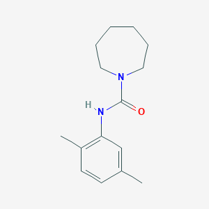 molecular formula C15H22N2O B7460943 N-(2,5-dimethylphenyl)azepane-1-carboxamide 