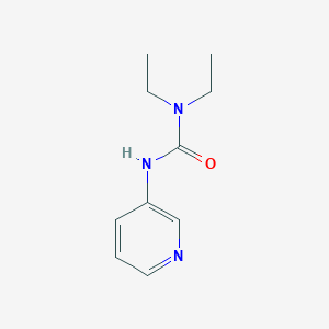 molecular formula C10H15N3O B7461048 1,1-Diethyl-3-pyridin-3-ylurea 