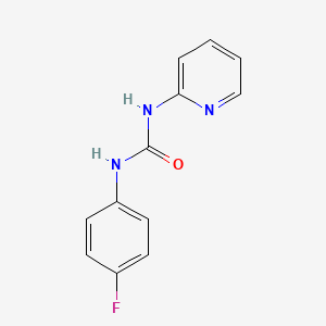 molecular formula C12H10FN3O B7461090 N-4-fluorophenyl-N'-2-pyridyl urea 