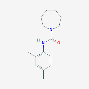 molecular formula C15H22N2O B7461116 N-(2,4-dimethylphenyl)azepane-1-carboxamide 