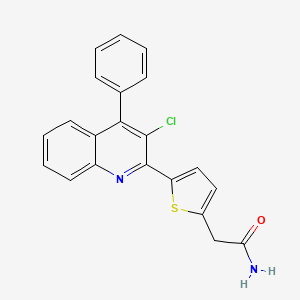 molecular formula C21H15ClN2OS B7461147 US10995070, Formula Ib-i 