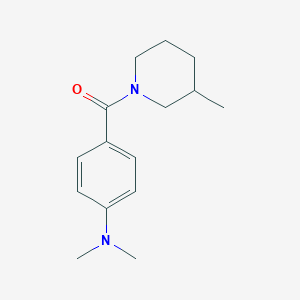 molecular formula C15H22N2O B7461150 [4-(Dimethylamino)phenyl]-(3-methylpiperidin-1-yl)methanone 